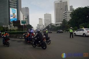 Larangan Sepeda Motor Melintas Belum Maksimal