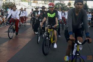 Jokowi Gowes Sepeda Olahraga Pagi