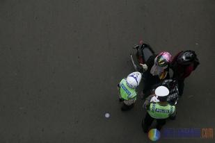 Puluhan Sepeda Motor Kena Tilang Terobos Jalan Thamrin