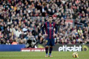 Gaya Messi di Laga Lawan Levante