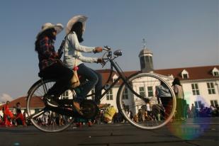 Ratusan Warga Padati Objek Wisata Kota Tua