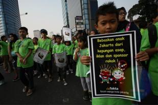 Anak-anak Kampanyekan Bebas Asap Rokok