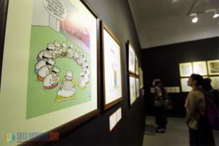 Pameran Kartun Santri Nusantara di Gelar di Galeri Nasional 