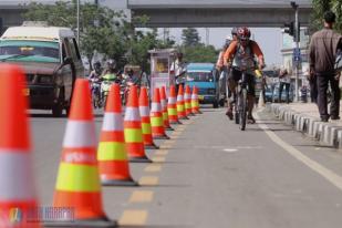 Jalur Khusus Sepeda Kota Depok Hari Ini Dibuka