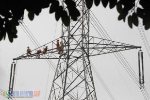 PLN Gelar Simulasi Evakuasi Korban di Tower Sutet