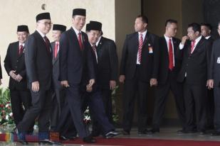 Presiden dan Wakil Presiden Tiba di Gedung DPR