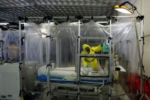 Pasien Ebola Membaik setelah Minum Obat