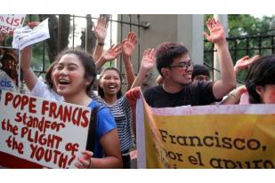 Rakyat Filipina Hanyut dalam Pesta Sambut Paus Fransiskus