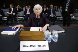 Wall Street Turun Setelah Yellen Prediksi Kenaikan Suku Bunga Desember