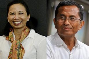 Sertijab Menteri BUMN, Rini dan Dahlan Saling Puji