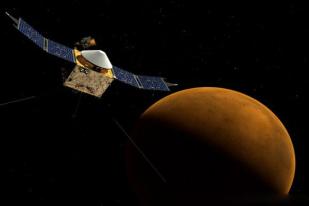 MAVEN NASA Masuki Orbit Mars