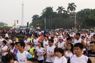 Pelari Kenya Kembali Sabet Juara Jakarta Marathon