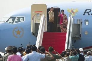 Presiden Jokowi Tiba di Beijing