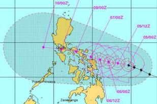 Topan Hagupit Diperkirakan Hantam Filipina