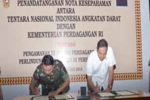 Kemendag dan TNI-AD Kerjasama Pengamanan Perdagangan di Daerah Perbatasan