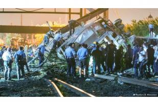 Kereta Amtrak AS Tergelincir, 5 Orang Meninggal