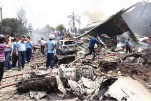 TNI: Pesawat Hercules Jatuh Lakukan Penerbangan Rutin 