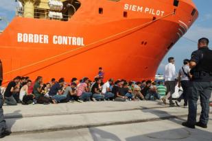 Ratusan Migran Suriah Diselamatkan dari Lepas Pantai Libya