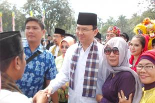 Ahok Buka Silahturahmi Lebaran Betawi di Lapangan Silang Monas