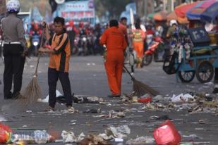 Polisi: Pembubaran Demo Buruh Kondusif