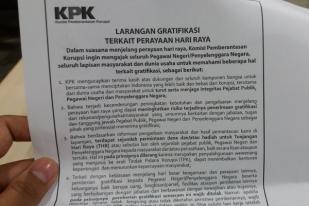 Jelang Hari Raya Idul Fitri, KPK Imbau PNS Tolak Gratifikasi