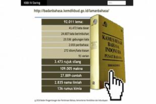 Badan Bahasa Kemendikbud Luncurkan KBBI Edisi IV Daring 