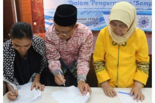 Nota Kesepahaman Bersama Menutup Workshop Pengurangan Sampah