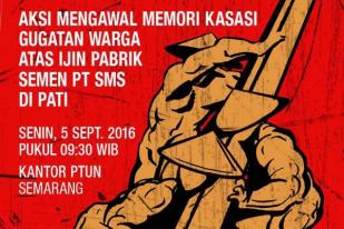 Warga Kendeng Kawal Penyerahan Memori Kasasi