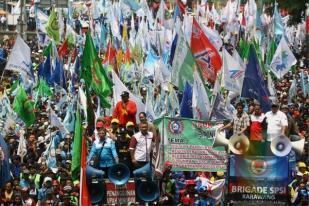 Demo Buruh Kamis, Polisi Siap Alihkan Arus Lalu Lintas