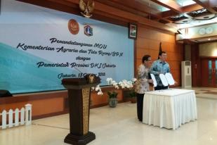 Legalisasi Aset, DKI Buat MoU dengan Kementerian ATR/BPN