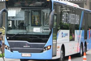 Ahok Resmikan Peluncuran 116 Unit Bus Transjakarta