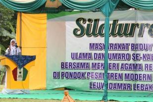 Menag Bangga Santri Baduy Pidato dalam Tiga Bahasa