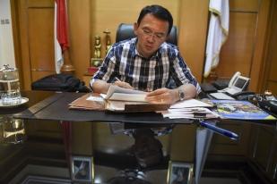 Ahok Temui Warga Pasar Kemayoran