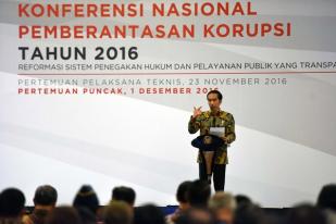 Jokowi Nilai Penegakan Hukum Belum Buat Jera Koruptor