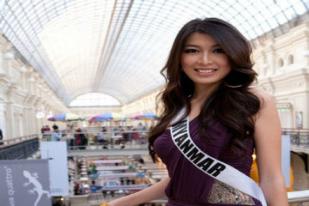 Miss Myanmar Terfavorit di Ajang Miss Universe 2013