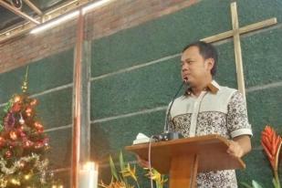 Wali Kota Bogor Hadiri Kebaktian GKI Yasmin