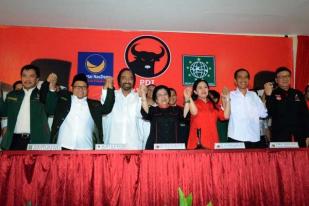 PDIP Nasdem dan PKB Deklarasikan Kerjasama Pilpres 2014