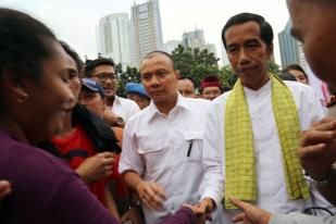 Jokowi Lepas Mudik Relawan JKW-JK di Senayan