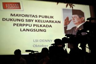 LSI: Publik Dukung SBY Keluarkan Perppu Pilkada Langsung