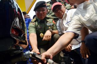 TNI Resmikan SPBT Vi-Gas, Dukung Konversi BBM ke Gas