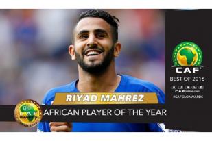 Riyad Mahrez Raih Pemain Terbaik Afrika 2016