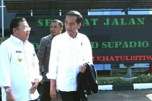 Presiden Jokowi Meresmikan PLBN Aruk