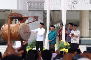 Presiden Sebut Masjid Raya Simbol Islam Moderat