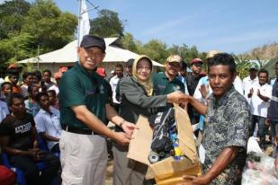 PLN Bangun Jaringan Distribusi Listrik di Pulau Liran