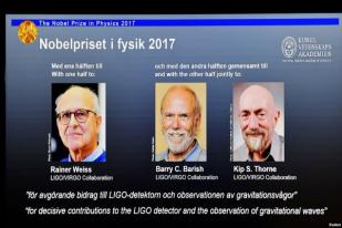 Ilmuwan Raih Nobel Fisika karena Deteksi Gelombang Gravitasi