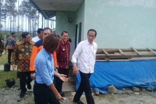 Jokowi Harap Relokasi Pengungsi Sinabung Selesai Akhir 2018