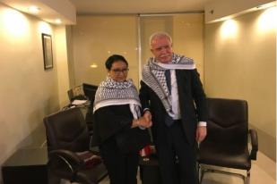 RI Komitmen Dukung Kemerdekaan Saat Bertemu Menlu Palestina