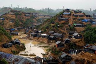 Pengungsi Rohingya Terancam Banjir dan Tanah Longsor