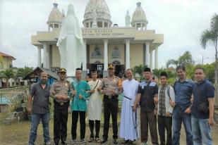 Pastor dan Pemuda Katolik Ikut Pengamanan Idul Fitri Kapuas Hulu