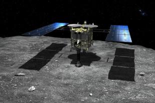 Pesawat Antariksa Jepang Tiba Dekat Asteroid